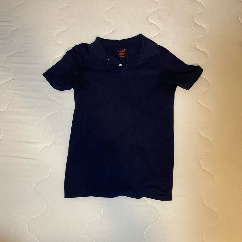 navy blue polo